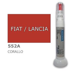 Карандаш-корректор для устранения царапин FIAT / LANCIA 552A - CORALLO 12 ml цена и информация | Автомобильная краска | pigu.lt