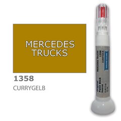 Dažų korektorius įbrėžimų taisymui MERCEDES TRUCKS 1358 - CURRYGELB 12 ml kaina ir informacija | Automobiliniai dažai | pigu.lt