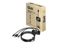 Club 3D CAC-1630, Mini DP/HDMI/USB, 2 m kaina ir informacija | Kabeliai ir laidai | pigu.lt