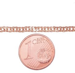Золотая цепочка Двойной ромб 2.5 мм , алмазная обработка граней цена и информация | Украшения на шею | pigu.lt