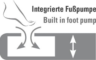 Надувной матрас Double Comfort Plus, серый/синий/черный, ТМ High Peak цена и информация | Надувные матрасы и мебель | pigu.lt