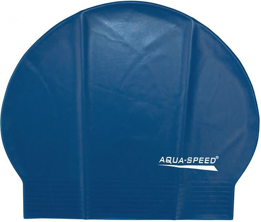 Aqua-Speed ​​Soft Latex plaukimo kepuraitė, mėlyna цена и информация | Plaukimo kepuraitės | pigu.lt