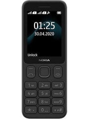 Nokia 125 (TA-1253), Dual SIM, Black цена и информация | Мобильные телефоны | pigu.lt
