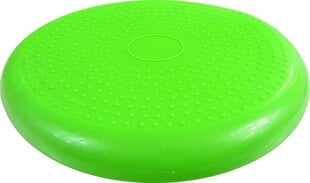 Sensomotorinė pagalvė Profit, 33 cm, žalia kaina ir informacija | Masažo reikmenys | pigu.lt