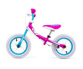 Балансировочный велосипедик для девочек Milly Mally Young Candy, розовый цена и информация | Балансировочные велосипеды | pigu.lt