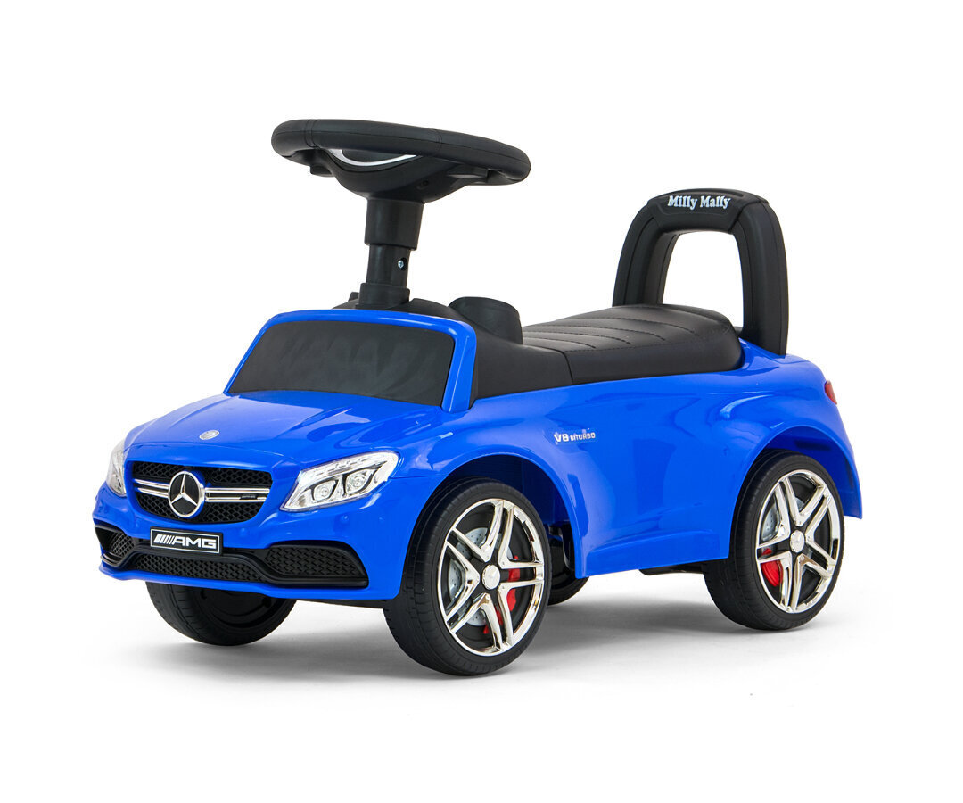 Milly Mally mašinėlė Mercedes AMG C63 Coupe S, mėlyna kaina ir informacija | Žaislai kūdikiams | pigu.lt