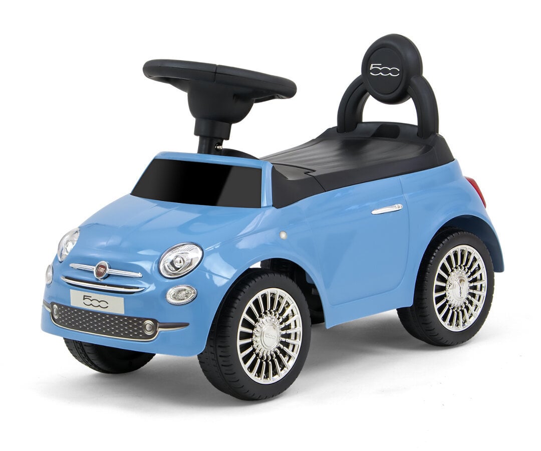 Vienvietis elektromobilis vaikams Fiat 500, mėlynas kaina ir informacija | Elektromobiliai vaikams | pigu.lt