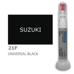 Dažų korektorius įbrėžimų taisymui SUZUKI 21F - UNIVERSAL BLACK 12 ml kaina ir informacija | Automobiliniai dažai | pigu.lt