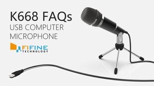 Проводной микрофон Fifine K668 цена и информация | Микрофоны | pigu.lt