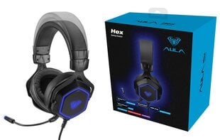 Aula Hex Gaming Headset цена и информация | Наушники | pigu.lt