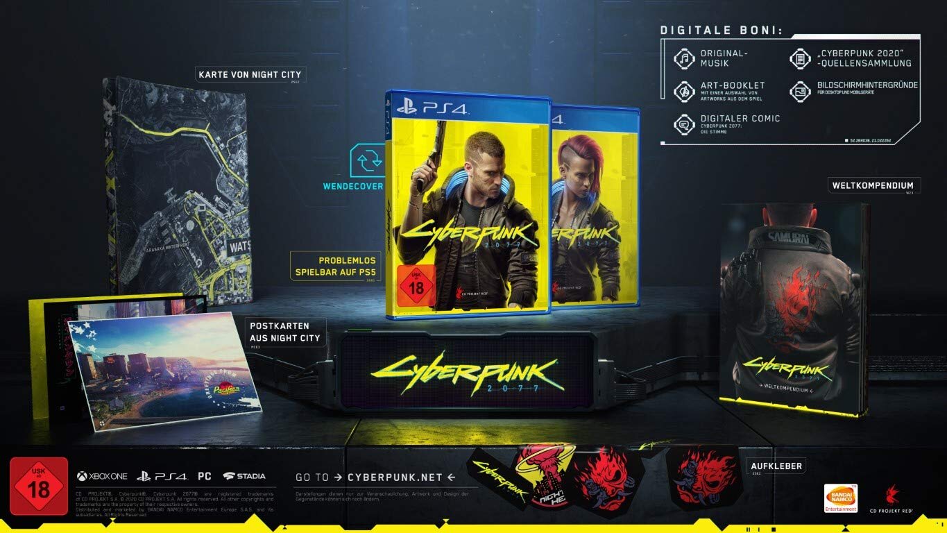 PS4 Cyberpunk 2077 Day One Edition kaina ir informacija | Kompiuteriniai žaidimai | pigu.lt