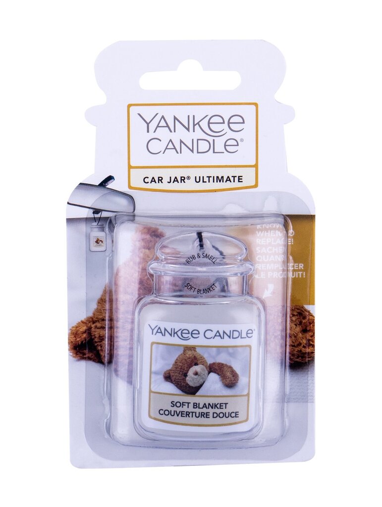 Automobilio kvapas Yankee Candle Soft Blanket​​​​​​​ car jar® kaina ir informacija | Salono oro gaivikliai | pigu.lt