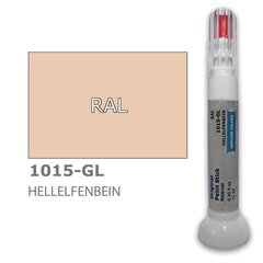 Карандаш-корректор для устранения царапин RAL 1015-GL - HELLELFENBEIN 12 ml цена и информация | Автомобильная краска | pigu.lt