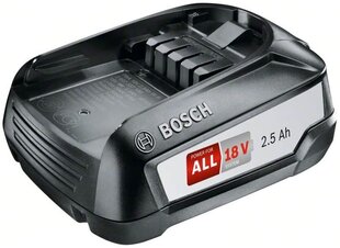 Аккумулятор Bosch 18 В 2.5 Ah Li-ion цена и информация | Шуруповерты, дрели | pigu.lt