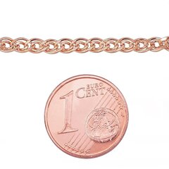 Золотая цепочка Мона-лиза 3 мм , облегченное, алмазная обработка граней цена и информация | Украшения на шею | pigu.lt
