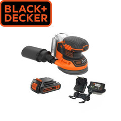 Ekscentrinis šlifuoklis Black&Decker BDCROS18 kaina ir informacija | Black&Decker Santechnika, remontas, šildymas | pigu.lt