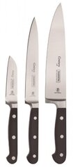 Набор ножей, Tramontina Century (3 шт.): нож для резки овощей и фруктов 3’’, универсальный нож 6’’, нож шеф-повара 8’’ цена и информация | Ножи и аксессуары для них | pigu.lt