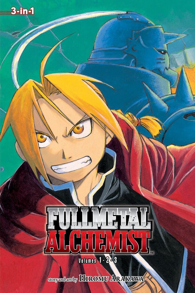Komiksas Manga Fullmetal alchemist Vol 1 3 in 1 kaina ir informacija | Komiksai | pigu.lt