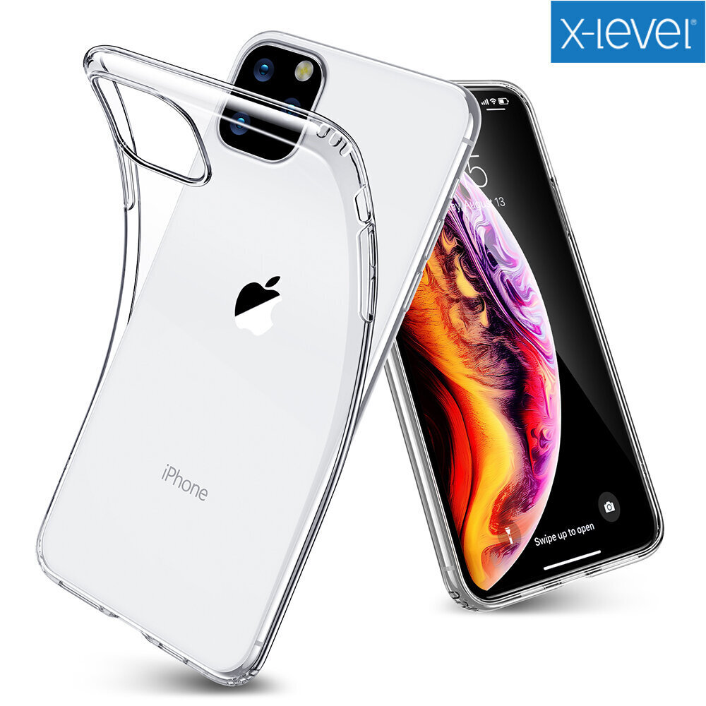 X-Level Antislip skirtas Apple iPhone 11 Pro Max, skaidrus kaina ir informacija | Telefono dėklai | pigu.lt