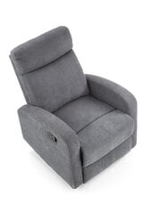 Кресло реклайнер Halmar Oslo 1S, темно-серое цена и информация | Кресла в гостиную | pigu.lt