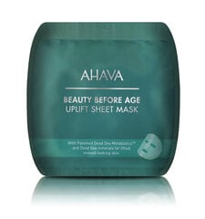 Омолаживающая маска для лица Ahava Beauty Before Age Uplift Sheet Mask, 22 г цена и информация | Маски для лица, патчи для глаз | pigu.lt