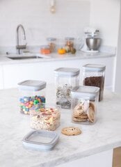 Maisto produktų konteineris, kvadratinis, 2.3L Dry Cube kaina ir informacija | Curver Virtuvės ir stalo reikmenys | pigu.lt