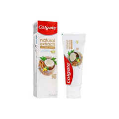 Dantų pasta Colgate Natural Extracts Coconut and Ginger Toothpaste, 75ml kaina ir informacija | Dantų šepetėliai, pastos | pigu.lt