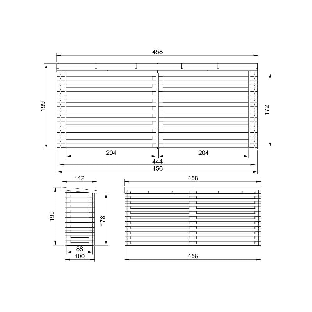 Medinė malkinė Timbela M203 kaina | pigu.lt