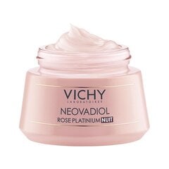 Naktinis veido kremas Vichy Neovadiol Rose Platinum 50 ml kaina ir informacija | Veido kremai | pigu.lt