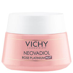 Naktinis veido kremas Vichy Neovadiol Rose Platinum 50 ml kaina ir informacija | Veido kremai | pigu.lt