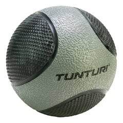 Svorinis treniruočių kamuolys Tunturi 5 kg, pilkas/juodas kaina ir informacija | Svoriniai kamuoliai | pigu.lt