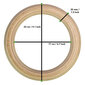 Gimnastikos žiedai Tunturi Wooden GymRings 32mm kaina ir informacija | Gimnastikos ratai | pigu.lt