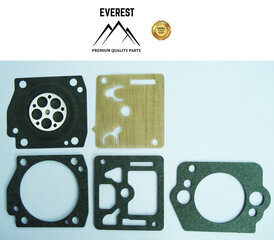 Комплект карбюраторных мембран,подходит для Zama GND-73 цена и информация | Запчасти для садовой техники | pigu.lt