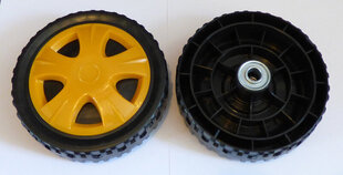 Пластиковое универсальное колесо 150мм цена и информация | Запчасти для садовой техники | pigu.lt
