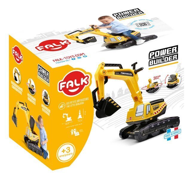 Paspiriamas ekskavatorius Falk Power Builder 120 kaina ir informacija | Žaislai berniukams | pigu.lt