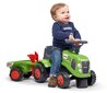 Paspiriamas traktorius su karučiu ir smėlio žaislais Falk Baby Claas 212C kaina ir informacija | Žaislai kūdikiams | pigu.lt