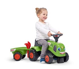 Трактор с тележкой и песочными игрушками Falk Baby Claas 212C цена и информация | Falk Товары для детей и младенцев | pigu.lt