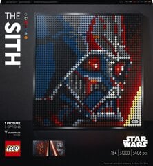 31200 LEGO® Art Звездные войны Ситхи  цена и информация | Конструкторы и кубики | pigu.lt