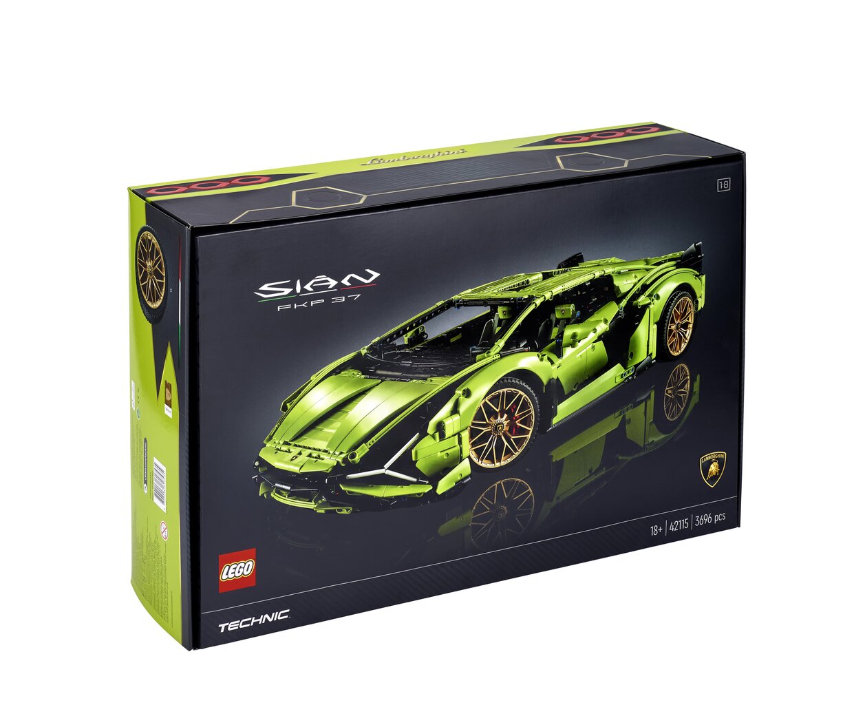 42115 LEGO® Technic Lamborghini Sián FKP 37 kaina ir informacija | Konstruktoriai ir kaladėlės | pigu.lt