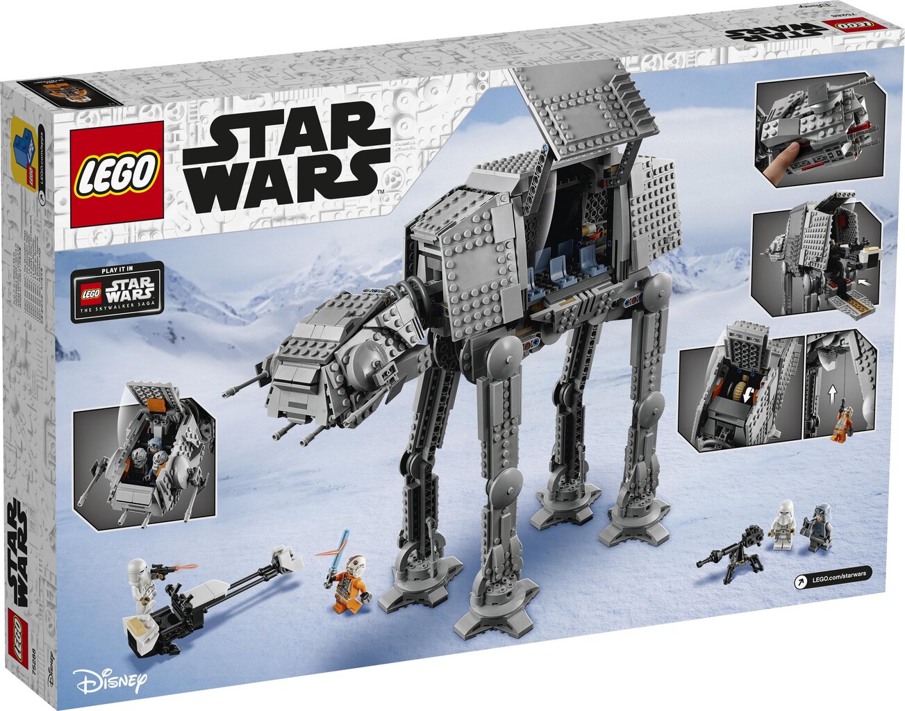 75288 LEGO® Star Wars AT-AT kaina ir informacija | Konstruktoriai ir kaladėlės | pigu.lt