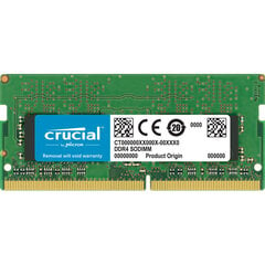 Оперативная память Crucial RAM, DDR4, 16GB, SO DIMM , 260-PIN цена и информация | Оперативная память (RAM) | pigu.lt