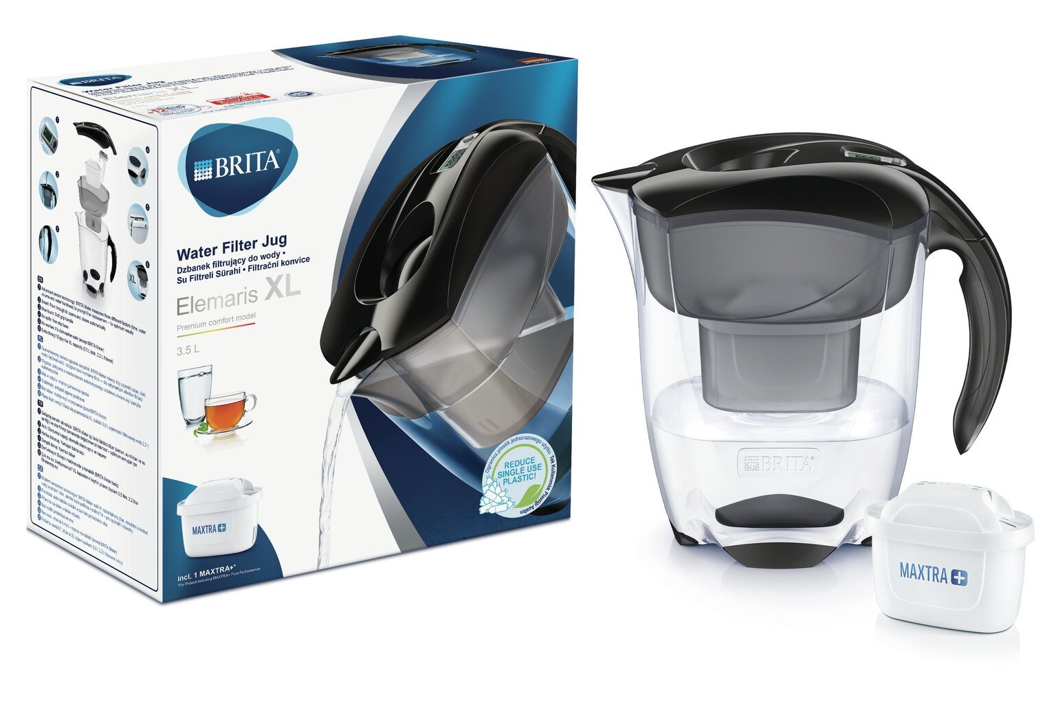 Brita Elemaris XL 3.5l цена и информация | Vandens filtrai | pigu.lt