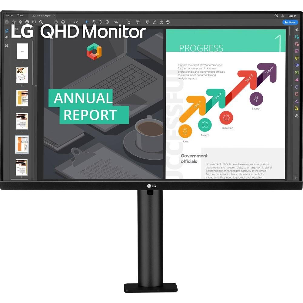 LG 27QN880-B цена и информация | Monitoriai | pigu.lt