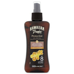 Sausas aliejus nuo saulės Hawaiian Tropic Protective Dry Spray Oil SPF 8, 200ml kaina ir informacija | Kremai nuo saulės | pigu.lt