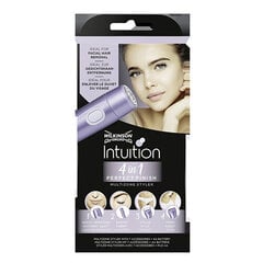 Wilkinson Sword Intuition Perfect Finish - Универсальный триммер для женщин 4в1 цена и информация | Косметика и средства для бритья | pigu.lt