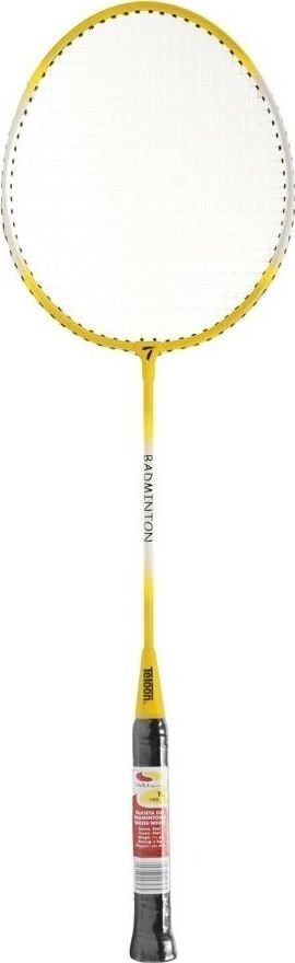 Badmintono raketė SMJ Teloon TL100, geltona, balta цена и информация | Badmintonas | pigu.lt