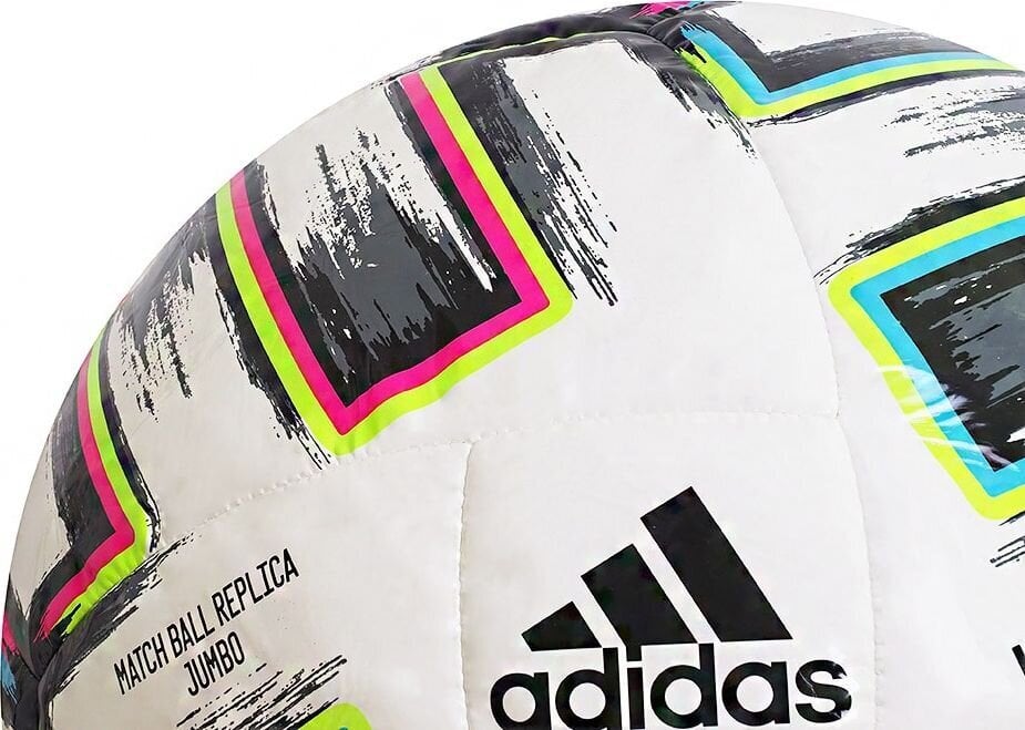 Futbolo kamuolys Adidas Uniforia Jumbo Euro 2020 kaina ir informacija | Futbolo kamuoliai | pigu.lt