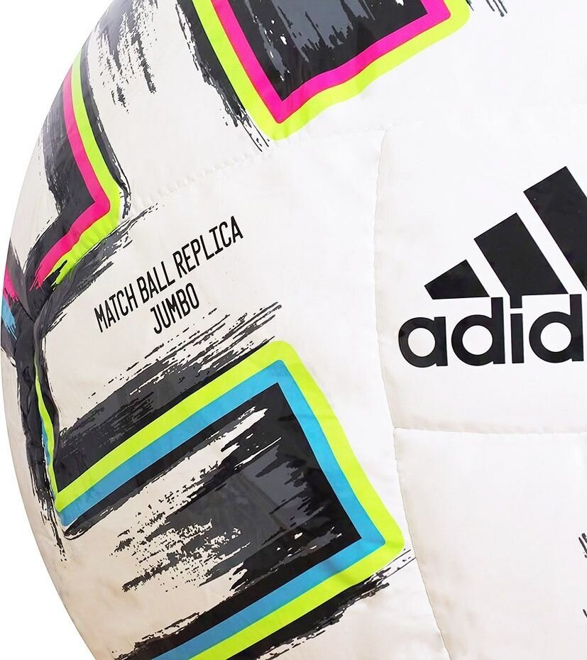 Futbolo kamuolys Adidas Uniforia Jumbo Euro 2020 kaina ir informacija | Futbolo kamuoliai | pigu.lt