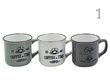 Keramikinių puodelių rinkinys, 3 vnt. kaina ir informacija | Taurės, puodeliai, ąsočiai | pigu.lt