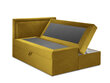 Lova Mazzini Beds Yucca 140x200 cm, geltona цена и информация | Lovos | pigu.lt